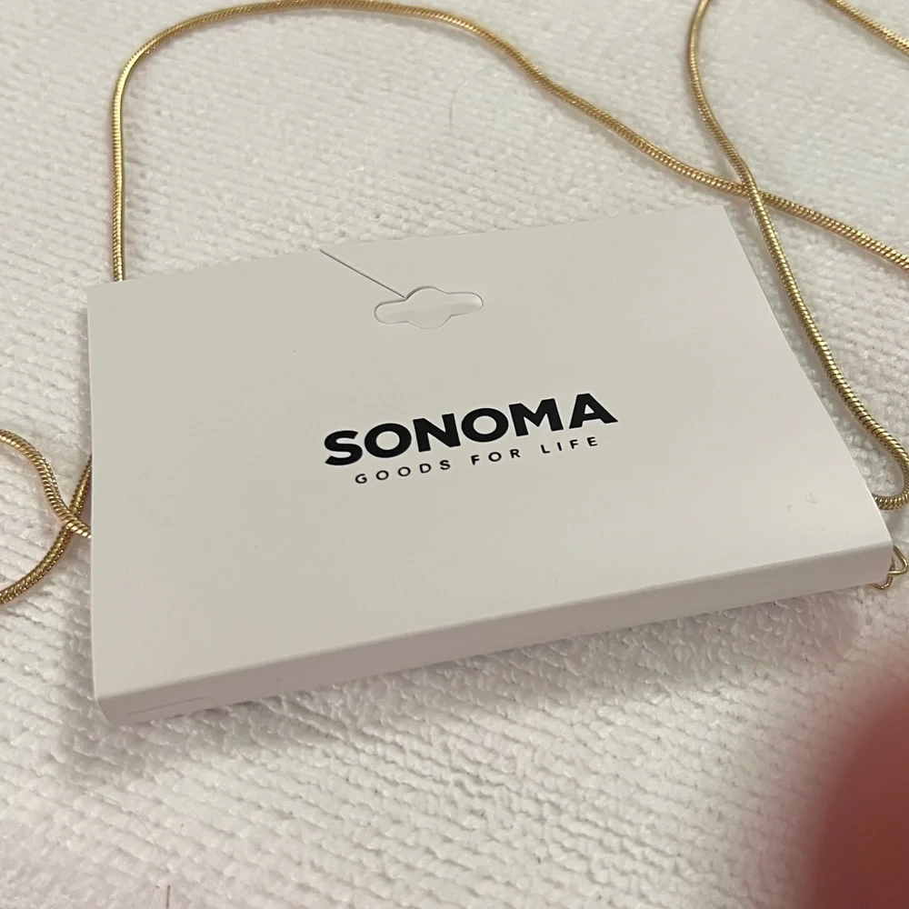 3/$18 Sonoma Gold Tassel Necklace Lot 2004 - Picture 4 of 5